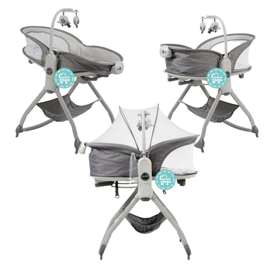 Cuna Mecedora Multifuncional 6 en 1 Deluxe Premium Baby